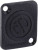 DBA-BL, XLR Connectors D-SERIES BLANK PLATE