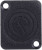 DBA-BL, XLR Connectors D-SERIES BLANK PLATE