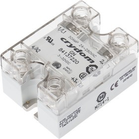 84137220, GN Series Solid State Relay, 50 A rms Load, Panel Mount, 280 V ac Load, 32 V dc Control