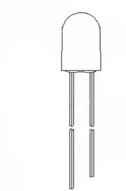 INL-5AB30, Standard LEDs - Through Hole Blue LED