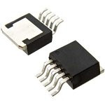 LM2596SX-ADJ/NOPB, Импульсный понижающий регулятор напряжения с регулировкой выхода, 3А, 150кГц, 1.2