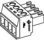 39500-0008, Pluggable Terminal Blocks EURO 3.5MM HOR PLUG 8 CIRCUITS