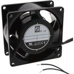 OA80AP-22-1WB, AXIAL FAN, 30CFM, 36DB, 230VAC, 80X38MM