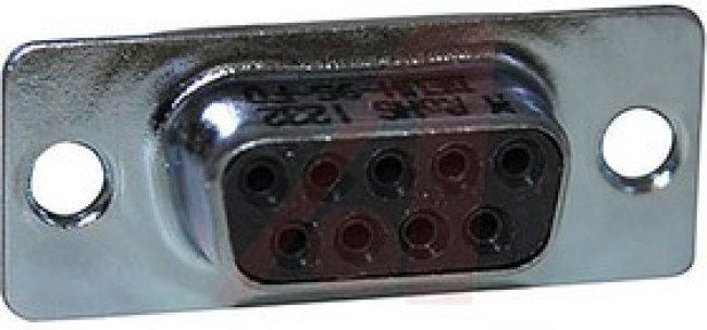 DEUH-9S-FO, Connectors DEUH 9 Way Cable Mount D-sub Connector Socket DEUH-9S-FO, Connectors DEUH 9 Way Cable Mount D-sub Connector Socket