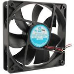 OD1225-12HBIP68, DC Fans DC Axial Fan, 120x120x25mm, 12VDC, 120CFM, 5.4W, 0.45A, 42dBA, Ball, Wire, IP68