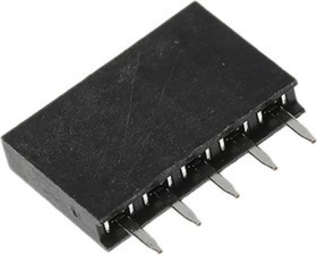 M20-7820546, Headers &amp; Wire Housings 5 PIN SIL VERTICAL SOCKET TIN