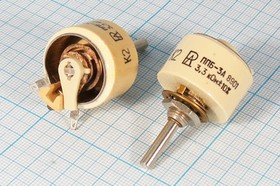 Резистор переменный поворотный 3,3к\\25мм\\ППБ-3А; № РПвр 3,3к\\25мм\\ППБ-3А\