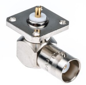 R141654000, jack Flange Mount BNC Connector, 50, Solder Termination, Right Angle Body R141654000, jack Flange Mount BNC Connector, 50, Solder Termination, Right Angle Body