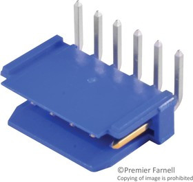 76382-306LF, Conn Shrouded Header HDR 6 POS 2.54mm Solder RA Thru-Hole Bag