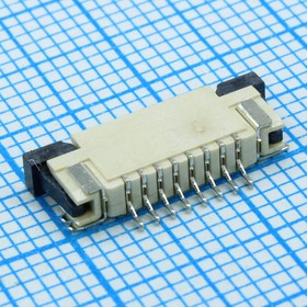 L-KLS1-1240D- 2.5-08-T-U-R, Розетка FPC (для шлейфа) угловая на плату