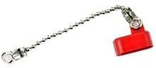 173112-0128, D-Sub Tools &amp; Hardware FCT DUST CAP S1 SHLD PLSTC RCPT W/CHAIN
