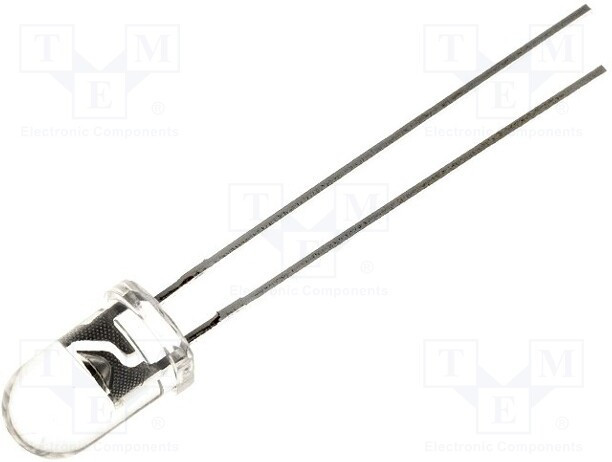 L-53GC, LED; 5mm; green; 20?150mcd; 30°; Front: convex; 2.2?2.5V