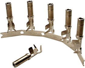 1062-12-0222, Контакт автомобильного разъема, Гнездо, Обжим, 10 AWG, 12 AWG 1062-12-0222, Контакт автомобильного разъема, Гнездо, Обжим, 10 AWG, 12 AWG