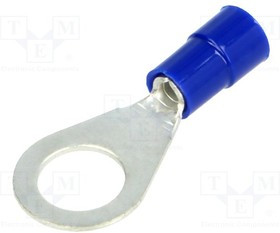 BM 00237, Наконечник: кольцевой, M8, d: 8,2мм, 1,5-2,5мм2, обжим, на провод