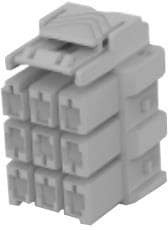 5-1971876-7, Headers &amp; Wire Housings 3x5 plug housing lgr Key A