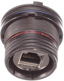 RJFTV7SA5ZNF059, Modular Connectors / Ethernet Connectors SZ 19 Jm Nt Rdc Flng Rcpt RJ45 Blk Zn RJFTV7SA5ZNF059, Modular Connectors / Ethernet Connectors SZ 19 Jm Nt Rdc Flng Rcpt RJ45 Blk Zn