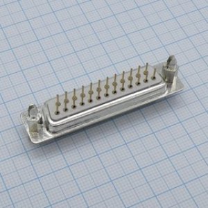 KLS1-221C-25-F-W, (DBS-25F), D-Sub, розетка на плату