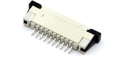 Разъем FPC Half Coverage Top Contact 1.0K-BS-10PWB 10 pin высота 2мм шаг 1мм