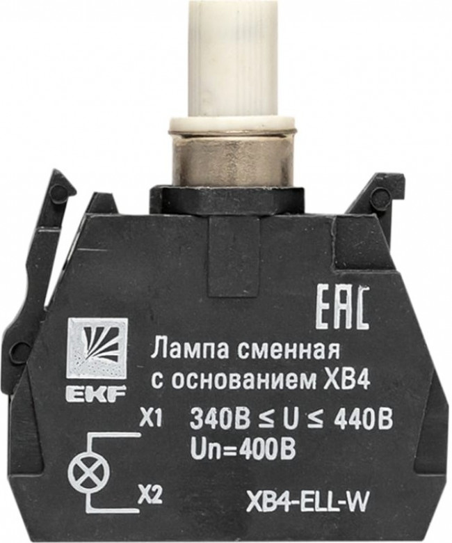 Сменная лампа c основанием xb4 белая 400в (10шт.) proxima XB4-ELL-W
