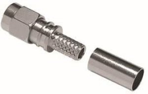 EZ-195-SM-X, RF Connectors / Coaxial Connectors SMA-Male (plug) crimp connector, non-solder pin, no braid trim EZ-195-SM-X, RF Connectors / Coaxial Connectors SMA-Male (plug) crimp connector, non-solder pin, no braid trim