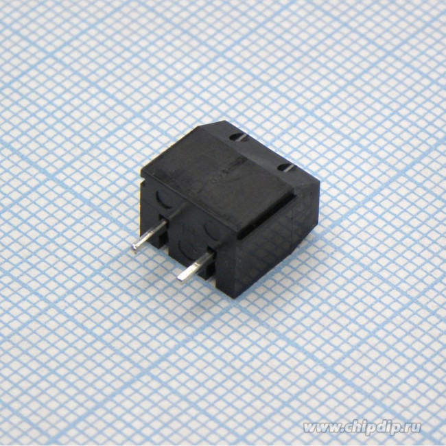 KF306V-5.0-02P-13, Винтовой клеммный блок с защитой провода, 2 контакта.