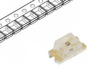 VLMG1300-GS08, LED; SMD; 0603; yellow green; 18?35mcd; 1.6x0.8x0.8mm; 130°; 2?2.4V
