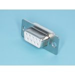 DB-9F (DS1033-09F), Гнездо 9 pin на кабель (пайка)