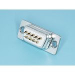 DB-9F (DS1033-09F), Гнездо 9 pin на кабель (пайка)