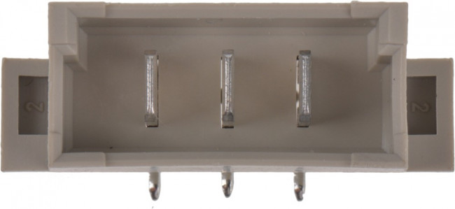 09062032911, Гнездо DIN 41612,тип Н "папа" заземляющий контакт PIN 3 THT