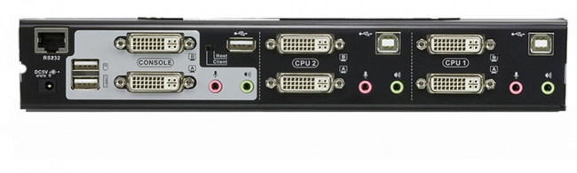 CS1642A, 2 Port USB DVI KVM Switch, 3.5 mm Stereo 2560 x 1600 Maximum Resolution