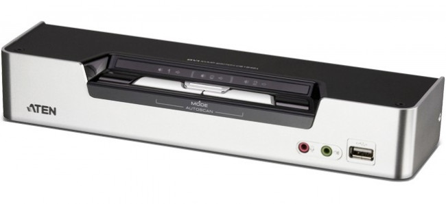 CS1642A, 2 Port USB DVI KVM Switch, 3.5 mm Stereo 2560 x 1600 Maximum Resolution