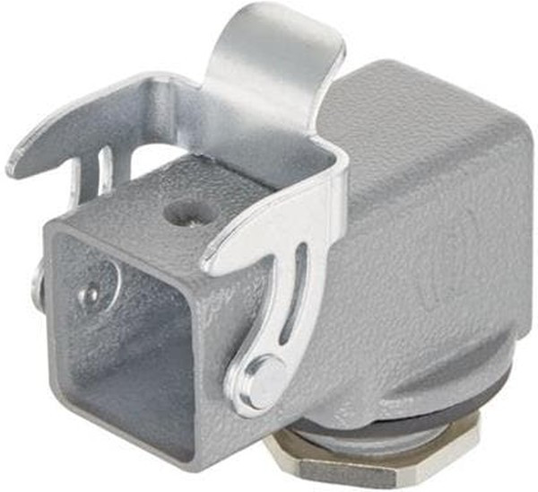19200031160, Разъем для тяжелых условий, Основа, монтаж на панель, Корпус из Сплава Цинка, 1 Рычаг, 3A