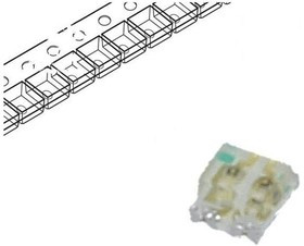 KPTB-1612SYKCGKC, LED; SMD; 0605; yellow/green; 1.25x1.6x0.65mm; 120°; 20mA KPTB-1612SYKCGKC, LED; SMD; 0605; yellow/green; 1.25x1.6x0.65mm; 120°; 20mA