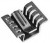 6237BG, Heat Sinks Hat Section Heat Sink w/Clip for TO-220, Horizontal, 25 Degree C/W, Black