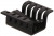 6237BG, Heat Sinks Hat Section Heat Sink w/Clip for TO-220, Horizontal, 25 Degree C/W, Black