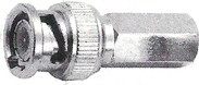 HYR-0107A (GB-107А) (BNC-7012A) (BNC-U58P), Разъем BNC, штекер, RG-58, вкручивающийся (Twist-on)