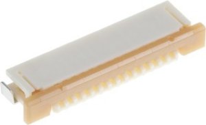 52271-1469, Easy-On, 52271 1mm Pitch 14 Way Right Angle Female FPC Connector, ZIF Bottom Contact