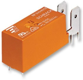 6-1415510-1, Универсальное реле, серия RF, силовое, без защелки, SPST-NO, 12В DC, 16А