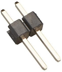 DS1021-1*2SF11-B, Вилка штыревая, шаг 2.54мм, 1x2, прямая DS1021-1*2SF11-B, Вилка штыревая, шаг 2.54мм, 1x2, прямая