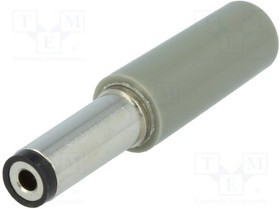 NES/J210G, Вилка, питания DC, "мама", 5,5/2,1мм, на провод, 14,5мм, пайка