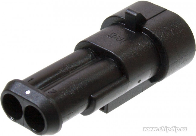 282104-1, Корпус разъема Superseal 1.5, вилка, 2PIN