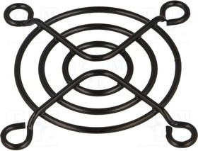 FG-05A-BK, Решетка, металл, 50x50мм, винт, Цвет: черный