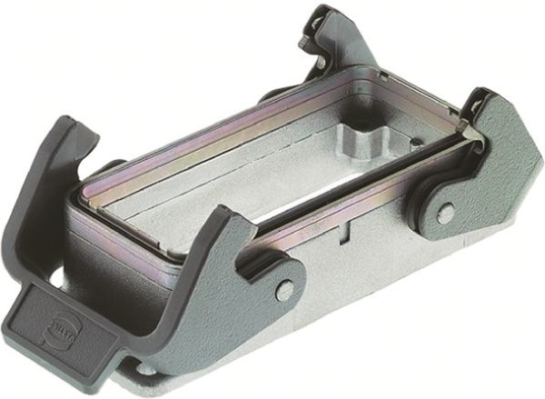 09628100301, Heavy Duty Power Connectors BULKHEAD MOUNTING HAN 10B 2 LVR LCKING