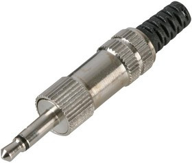 PSG08274, Телефонный аудио разъем, 2 контакт(-ов), Штекер, 3.5 мм, Встраиваемый в Линию
