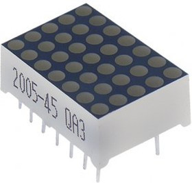 TA07-11GWA, LED Displays &amp; Accessories Dot Matrix Grn 568nm Column Anode