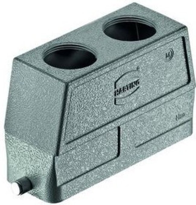 19300160456, Heavy Duty Power Connectors HAN B HOOD TOP ENTRY 2REELS 2XM25