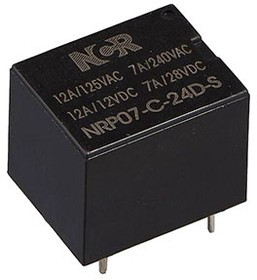 NRP07-C24D-S, реле 24В 1FormC 10А 250В AC