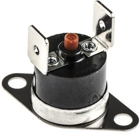 2455RM 9082-472 L150, Bi-Metallic Thermostat, Opens at +150°C, +150°C Max, NC, Manual Reset, Bracket Mount