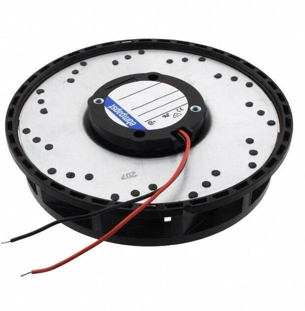 RER125-19/12N, Вентилятор центробежный, 12В, DC, 138х35мм, подшипник качения, 110 куб.м/ч, 4,5W