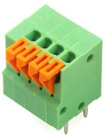 DG141V-2.54-04P (2.54mm), Клеммник нажимной 4 pin